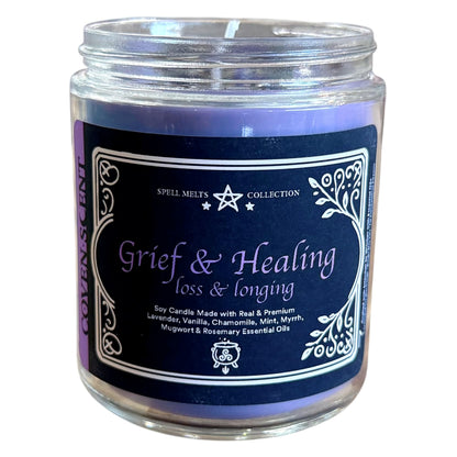 Spell Candle for Grief & Healing