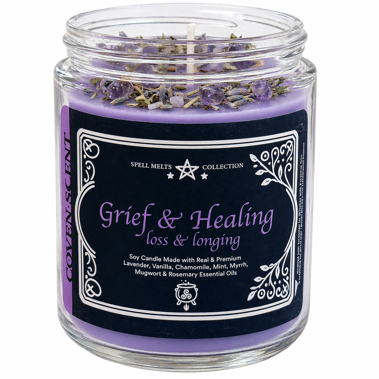 Spell Candle for Grief & Healing