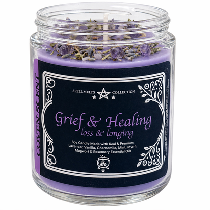 Spell Candle for Grief & Healing