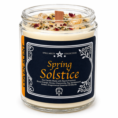 Spell Candle for Spring Solstice